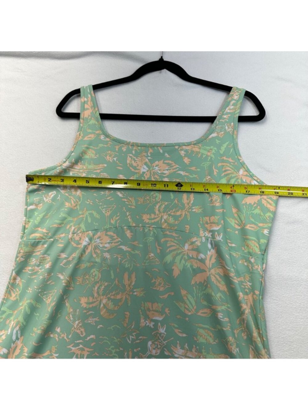Columbia PFG Freezer Tank Dress Short Womens Size XL Tropical Hawaiian Print - Picture 7 of 10